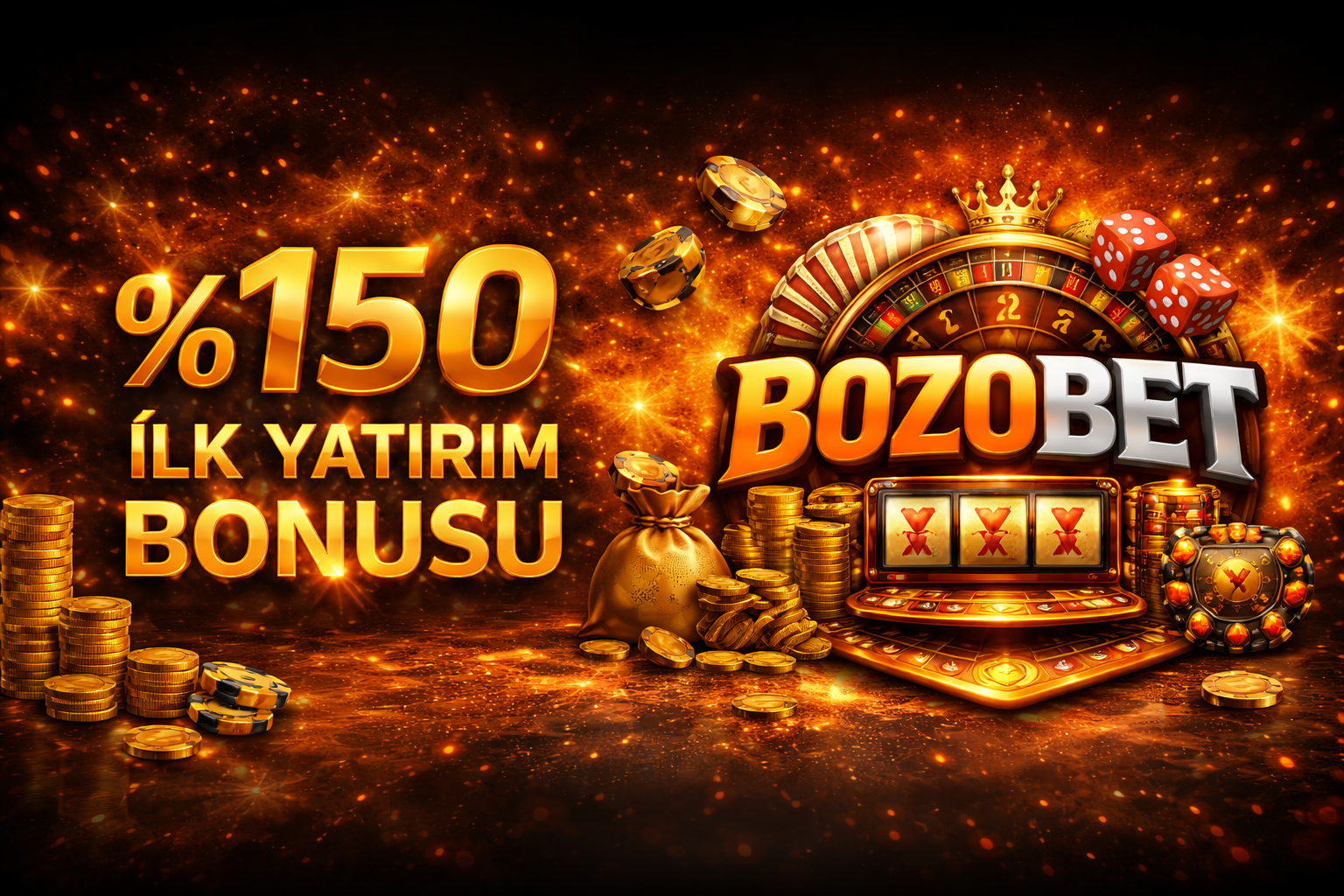 %150 İlk Yatırım Bonusu